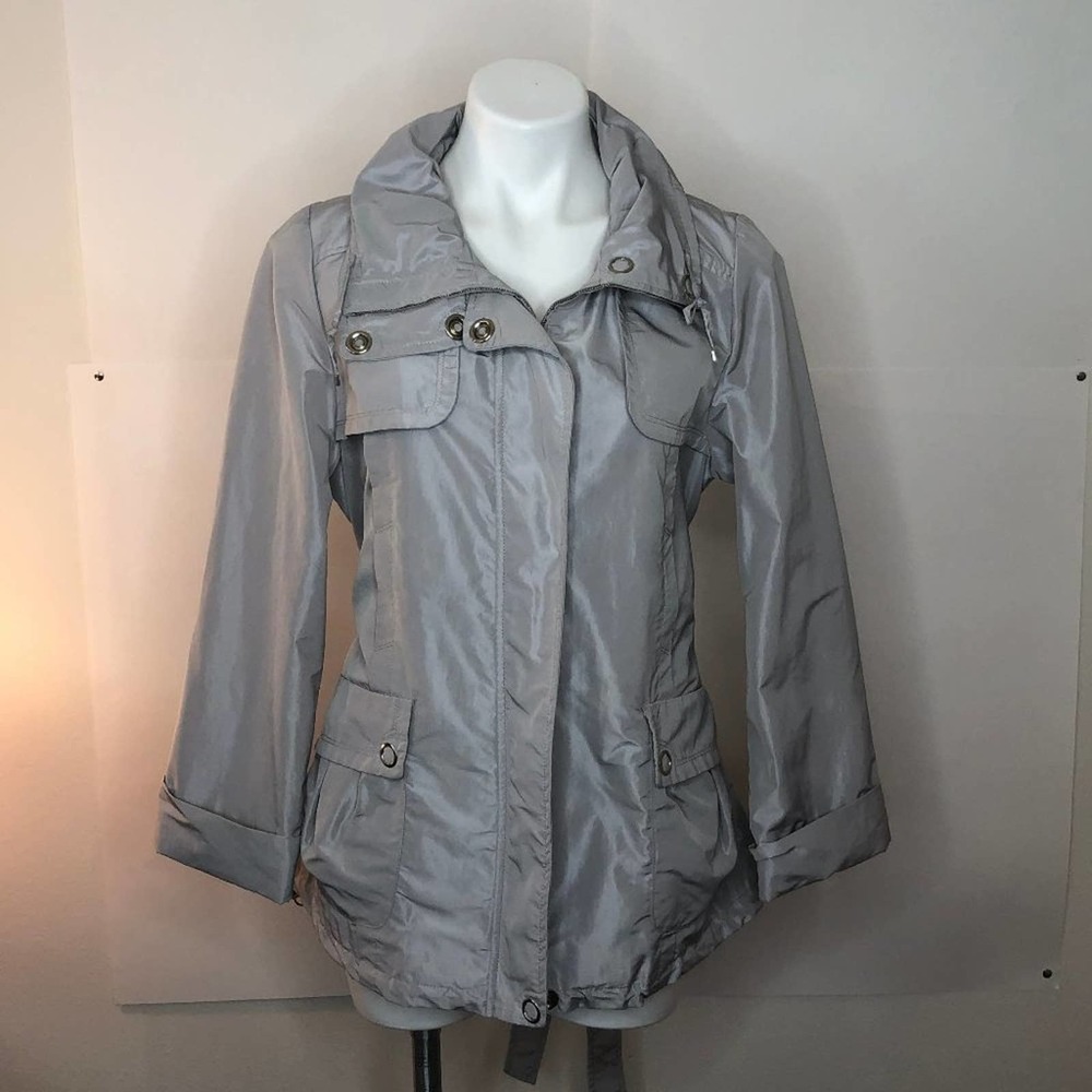 She's Miss Lined Windbreaker Size